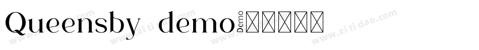Queensby  demo字体转换